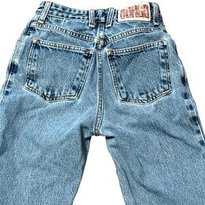 Vintage 90’s Bongo High Waist Slim Jeans Skinny Leg Distressed Size 1